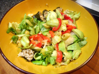 Salade moutarde verte fraîche